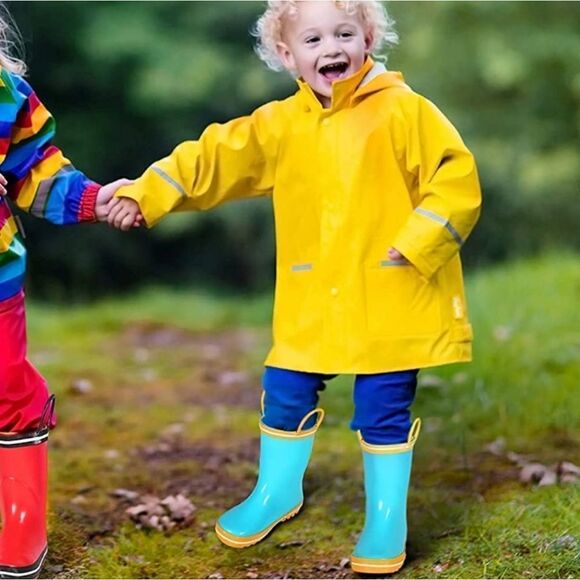 NWT NEBSDLR Kids Rain Boots for Toddlers, Lightweight Waterproof Rainboo… - Picture 2 of 11